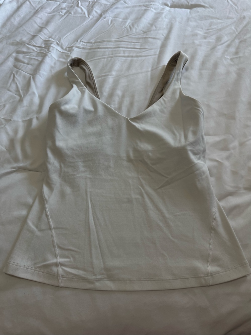 lululemon Aligned Waist Length Tank - White